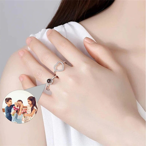 Personalized Projection Photo Rings